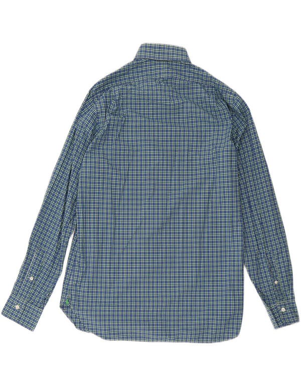 Polo Ralph Lauren Chemise homme Taille 16 40/41 Grand coton à carreaux bleus