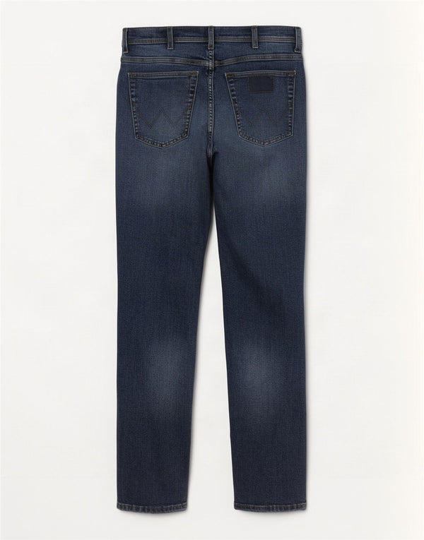 Wrangler Mens Texas Straight Jeans W38 L32 Blue Cotton