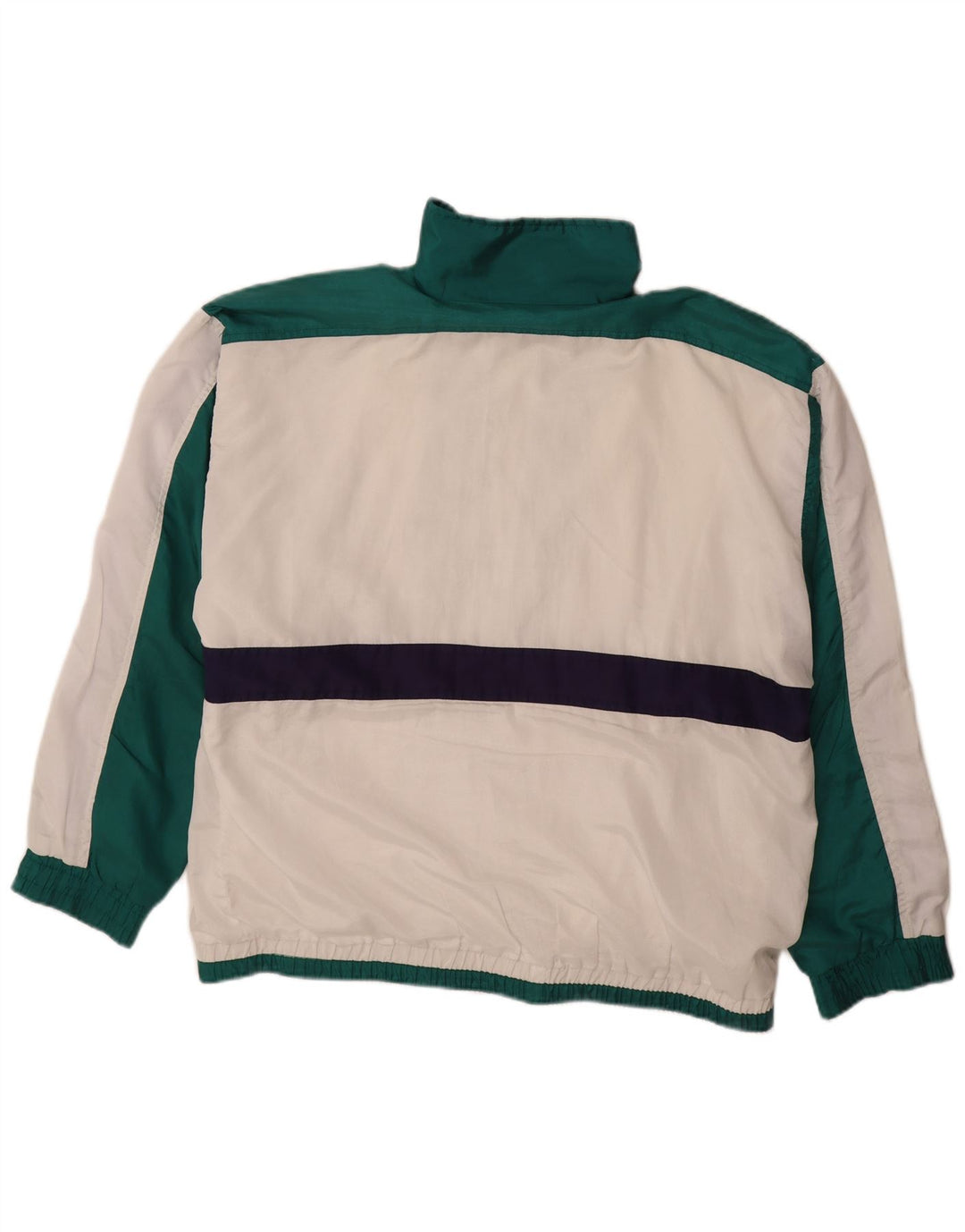 COSMOS Veste de survêtement pour homme UK 16 Large Blanc Colorblock