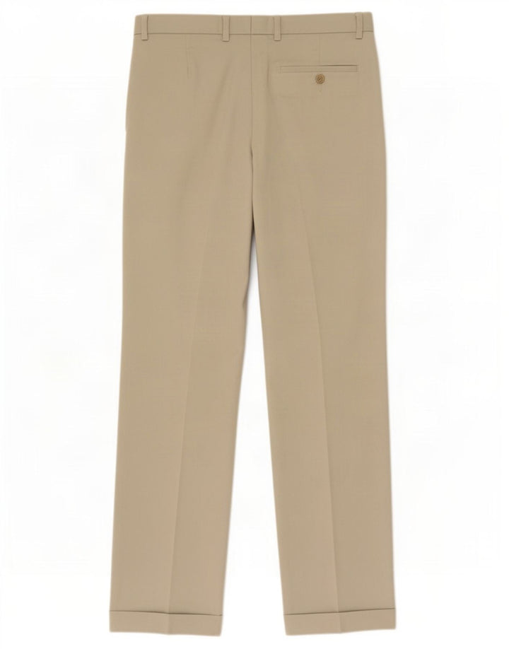 Marks & Spencer Pantalon décontracté pour homme W32 L31 Vert Polyester