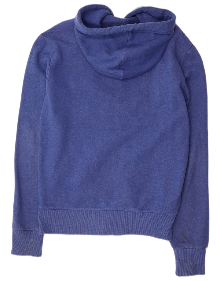 Superdry Pull à capuche zippé en coton bleu petit pour homme