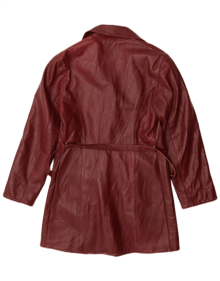 NOUVELLE COLLECTION Manteau en cuir pour femme IT 42 Cuir marron moyen