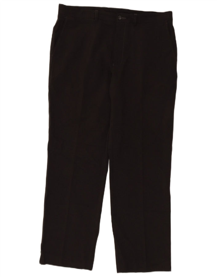 Marks & Spencer Pantalon Chino Droit Homme W36 L31 Gris Polyester