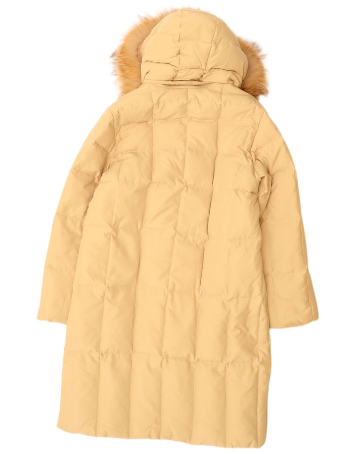 BRUGI Manteau matelassé à capuche pour femme IT 44 Beige moyen Polyester