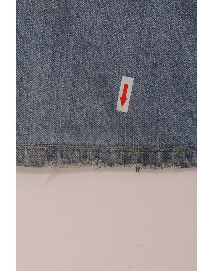 vintage Femme Bootcut Jeans W32 L28 Coton Bleu
