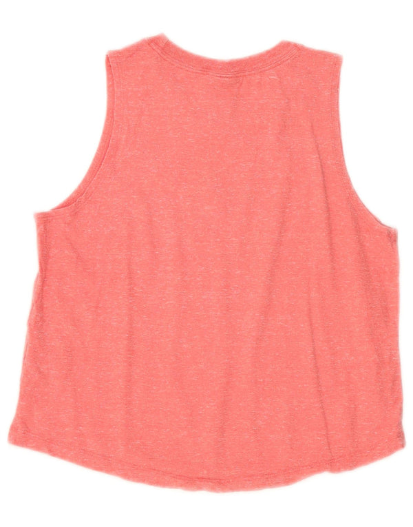 Nike Débardeur Graphique Fille 13-14 Ans XL Coton Chiné Rose