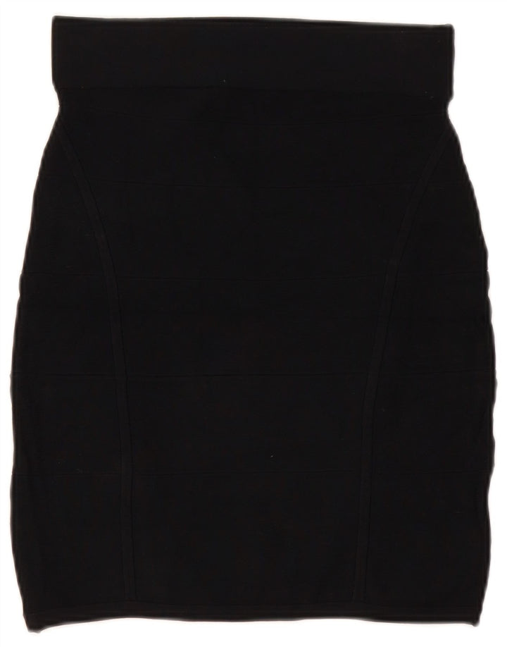 Oasis Jupe crayon femme UK 12 Medium W28 Viscose noire