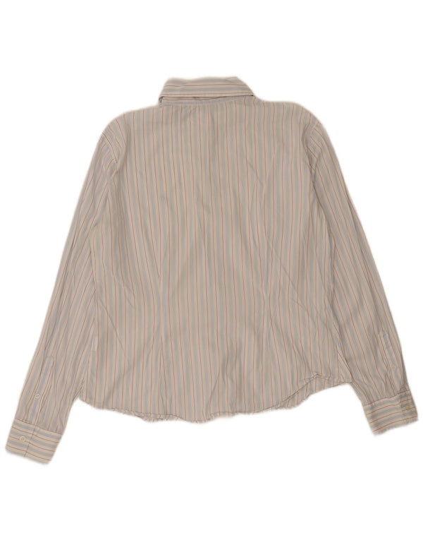 Brooksfield Chemise Femme IT 48 XL Bleu à fines rayures en coton