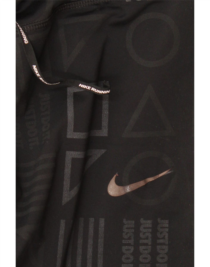 Nike Legging Dri Fit Graphic pour femme UK 44 Noir moyen géométrique