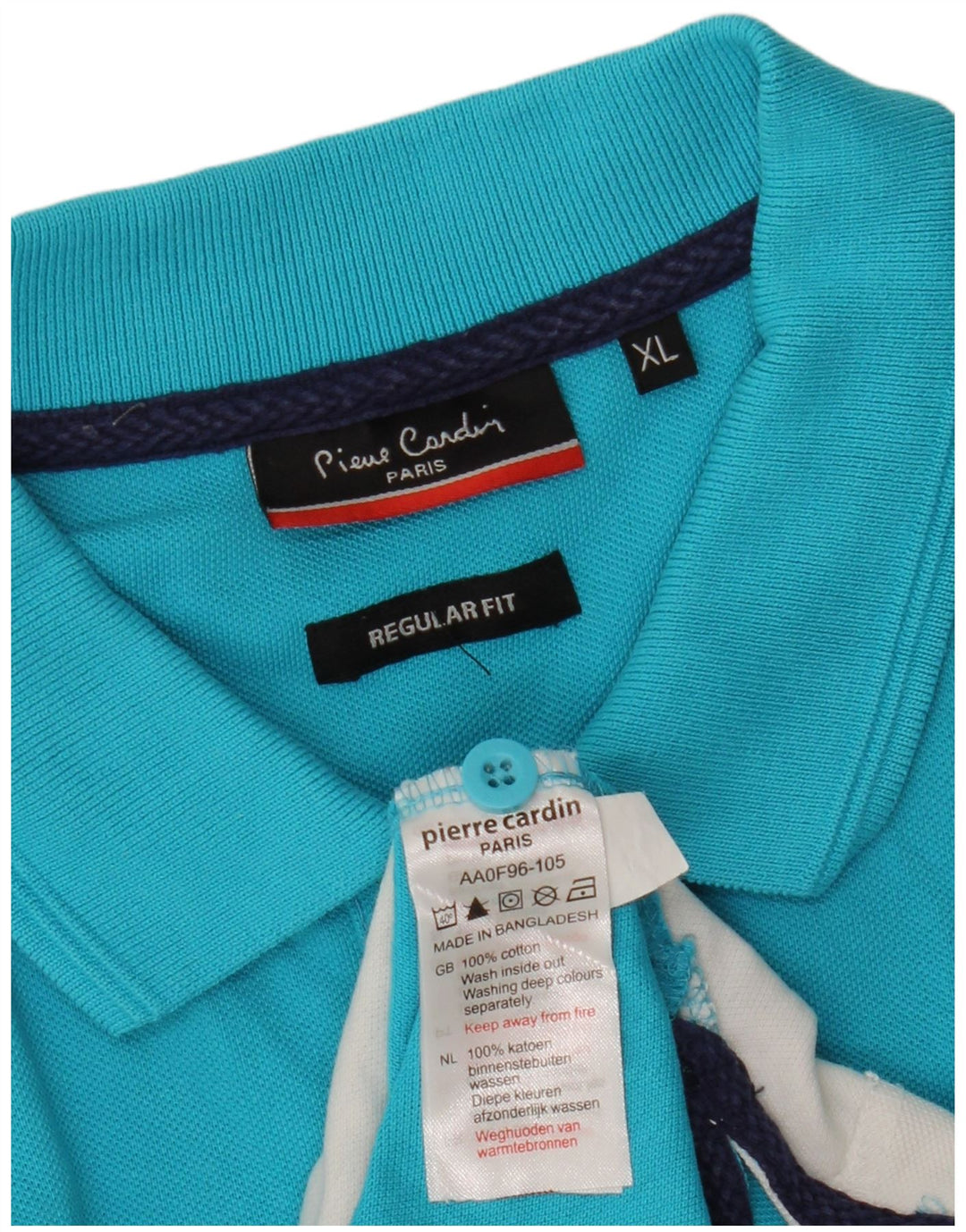 Pierre Cardin Polo Regular Fit XL Multicolore Colourblock Homme