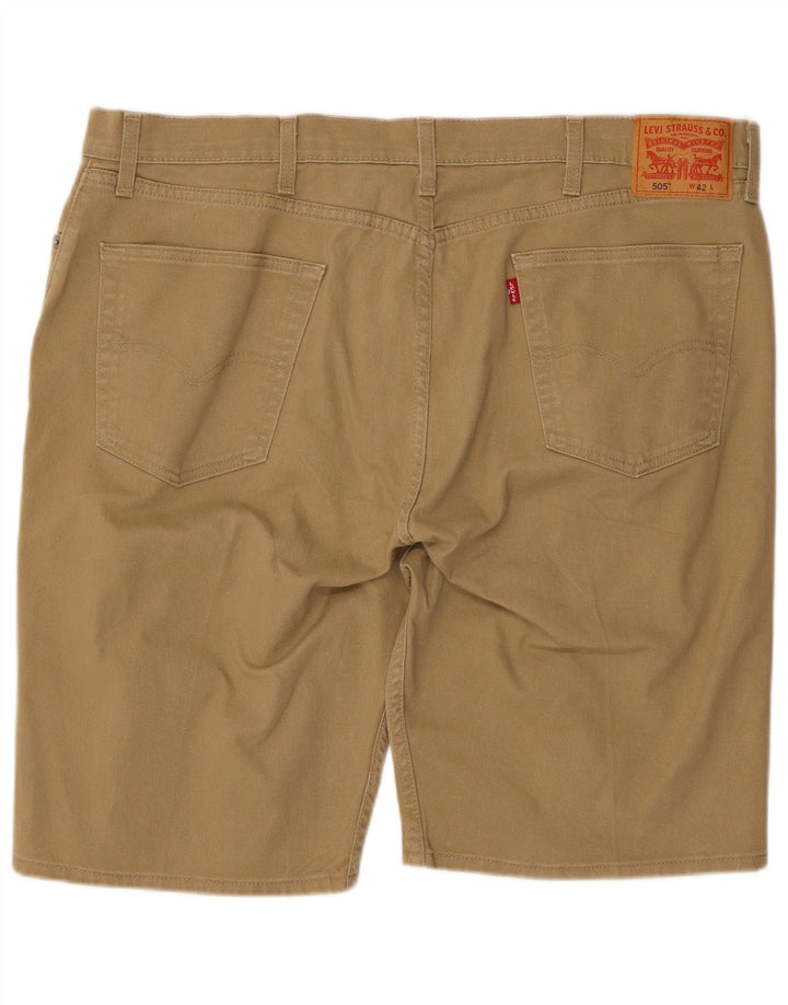 Levi's Short en Jean 505 Homme W42 2XL Beige Coton