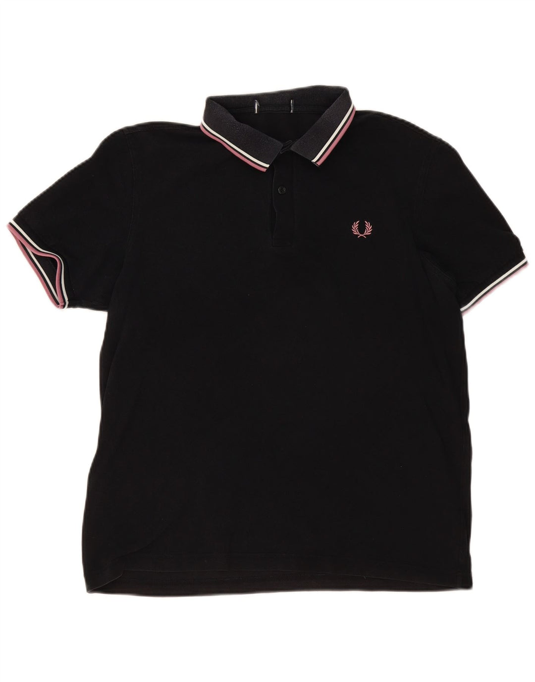 Fred Perry Polo Homme Noir Moyen Coton