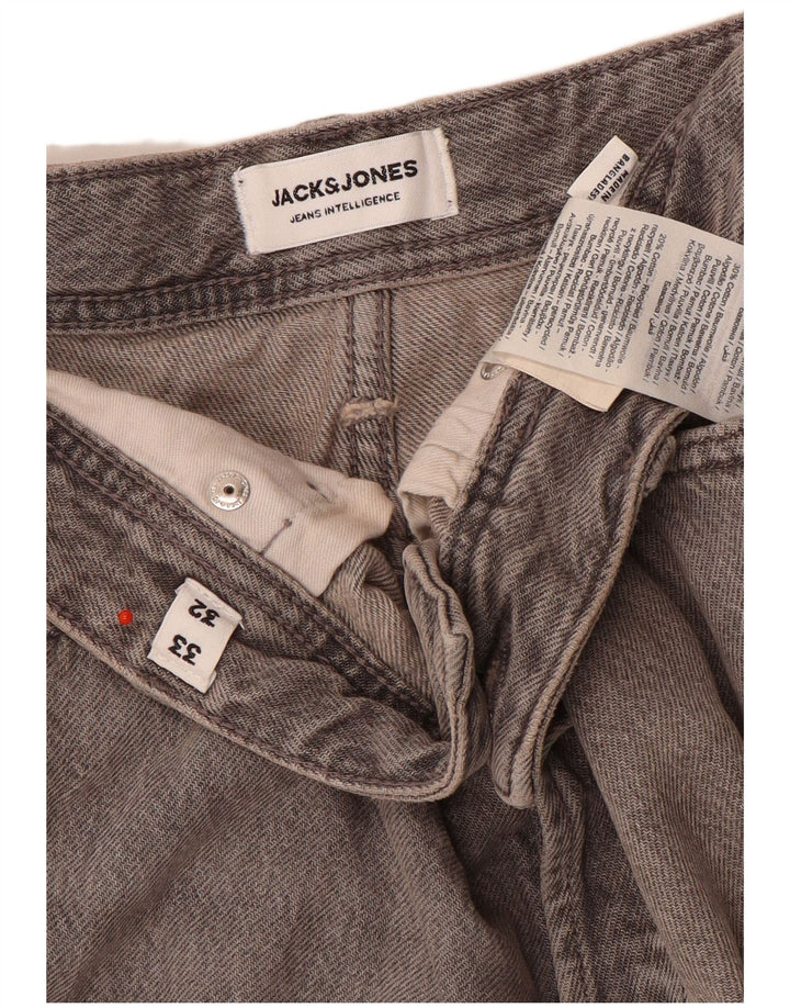 Jack & Jones Jean Slim Homme W33 L32 Gris Coton