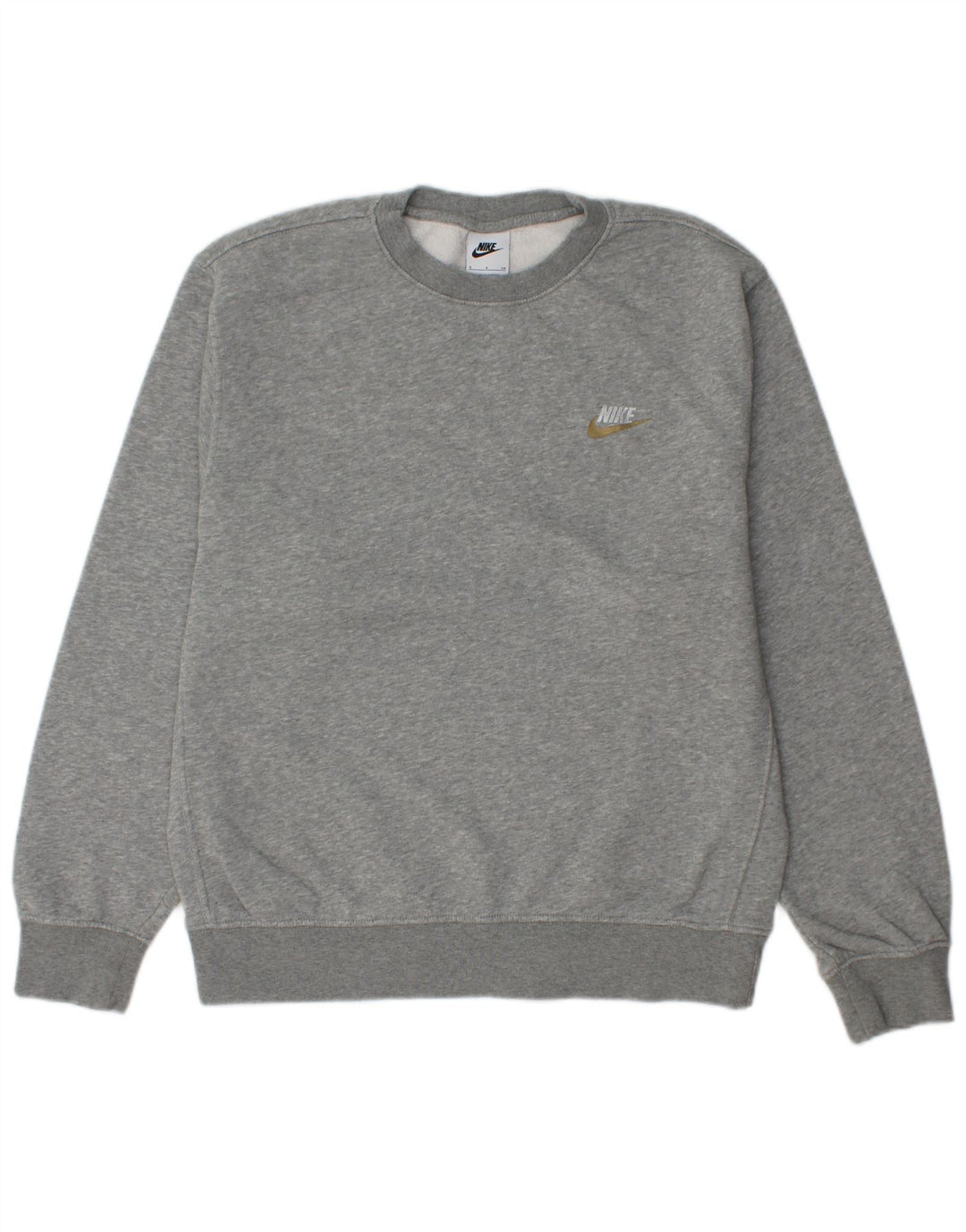 NIKE Sweat-shirt coupe ample pour homme, petit, gris, coton