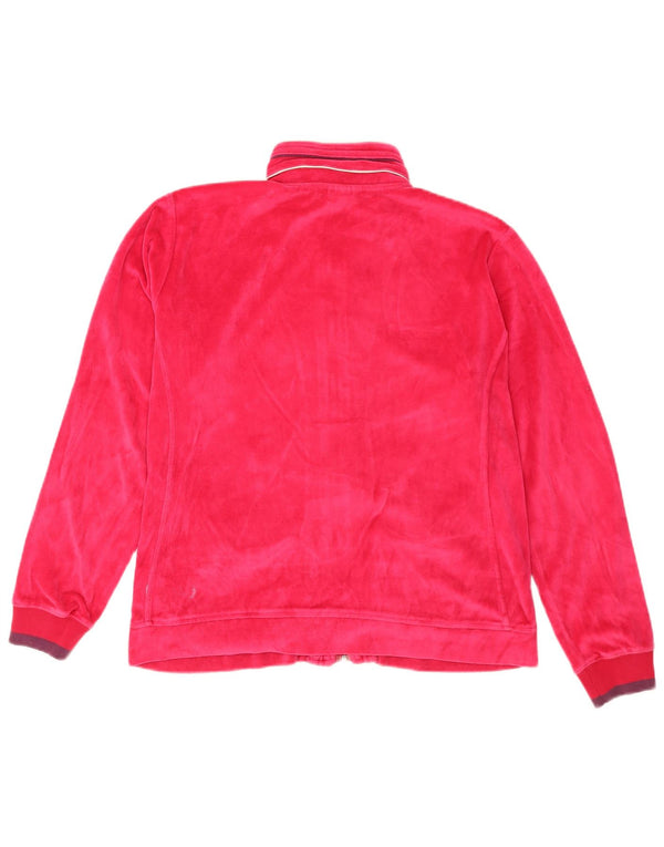 Champion Veste de survêtement en velours pour femme UK 14 Large Rose Sports