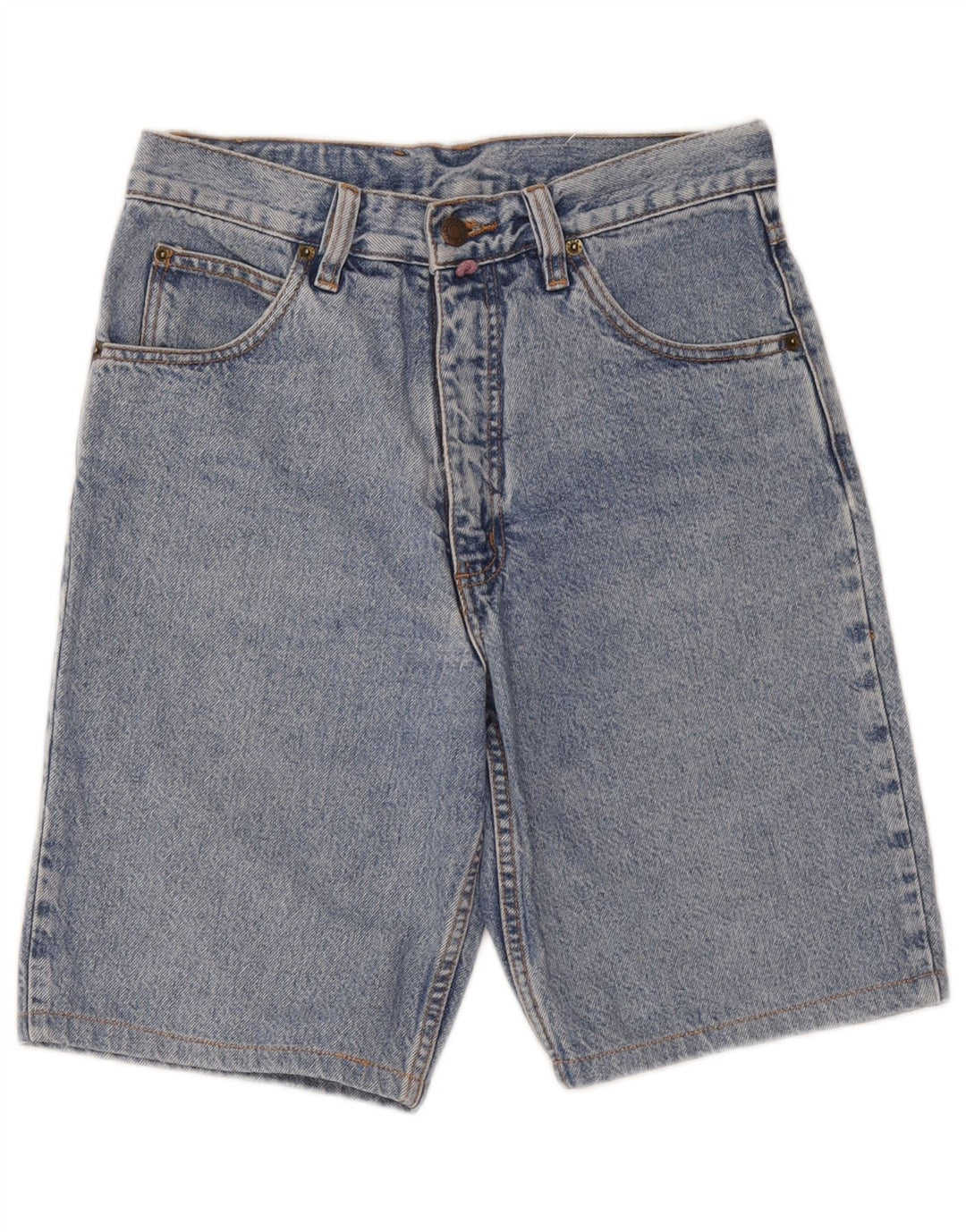 Short en denim homme vintage W30 coton bleu moyen