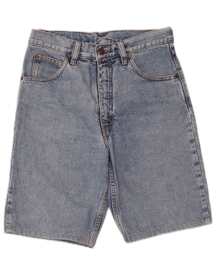 Short en denim homme vintage W30 coton bleu moyen