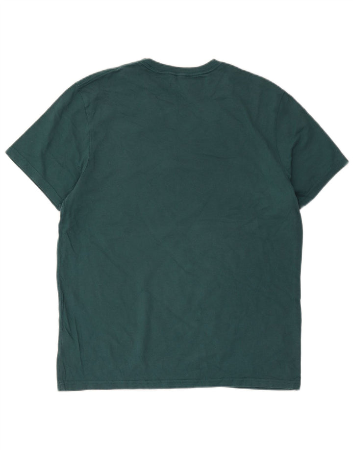 Jack Wills Mens Classic Fit T-Shirt Top Medium Green Cotton