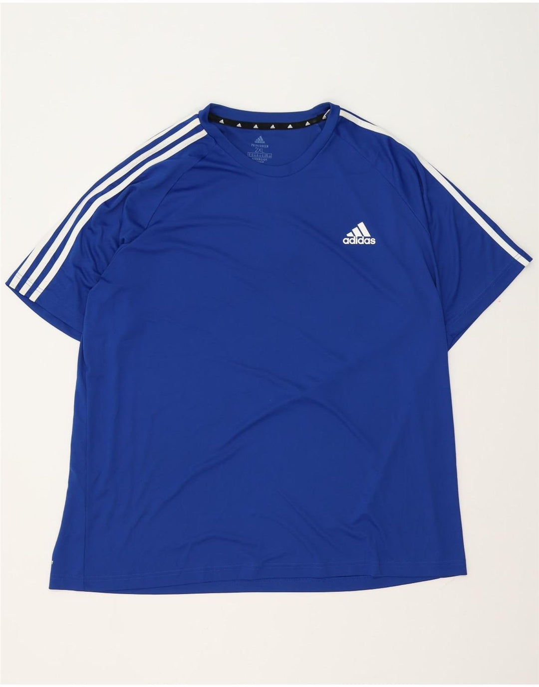 Adidas Hommes Aeroready T-Shirt Top 2XL Bleu Polyester