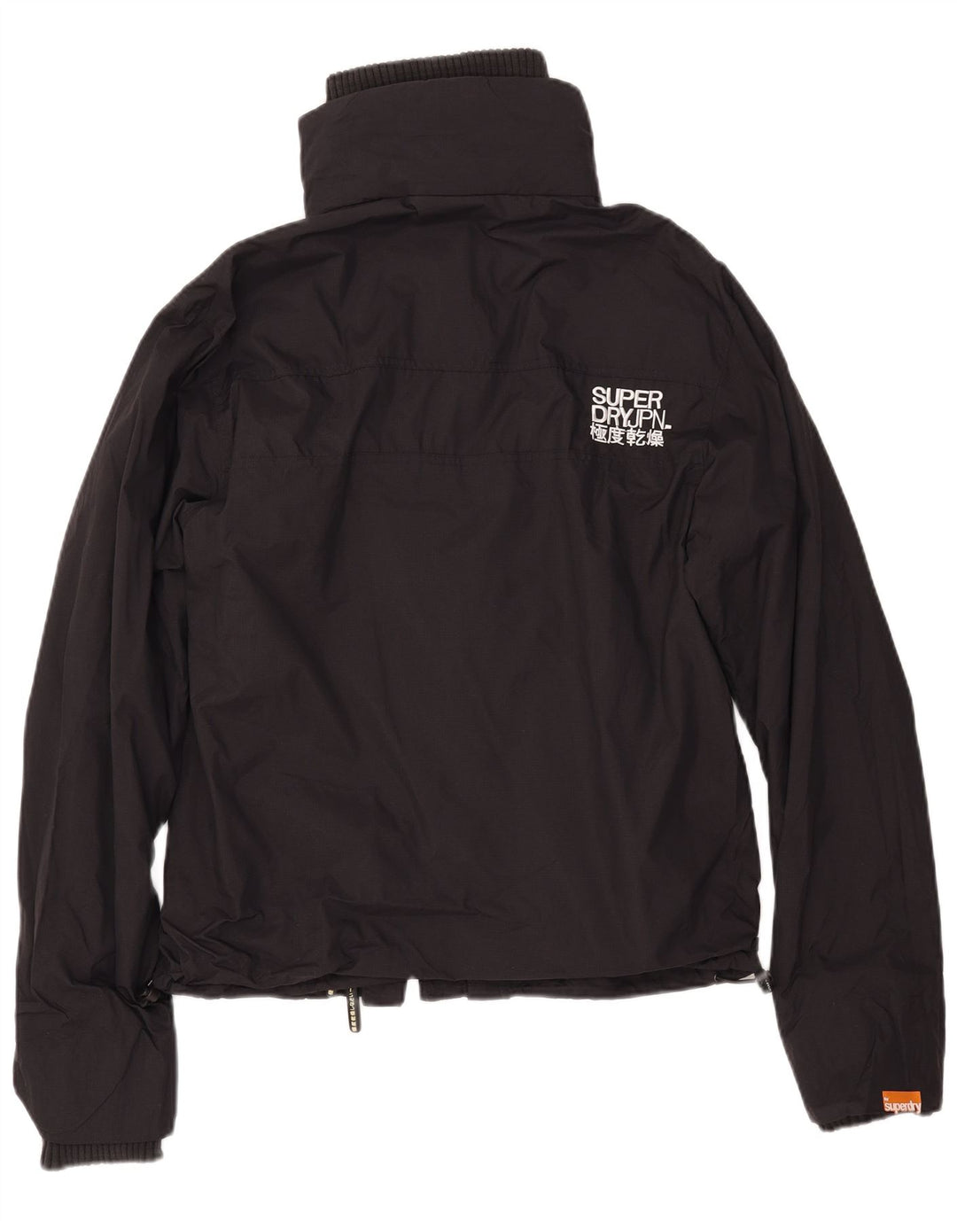 SUPERDRY Veste coupe-vent pour femme UK 16 Large Noir