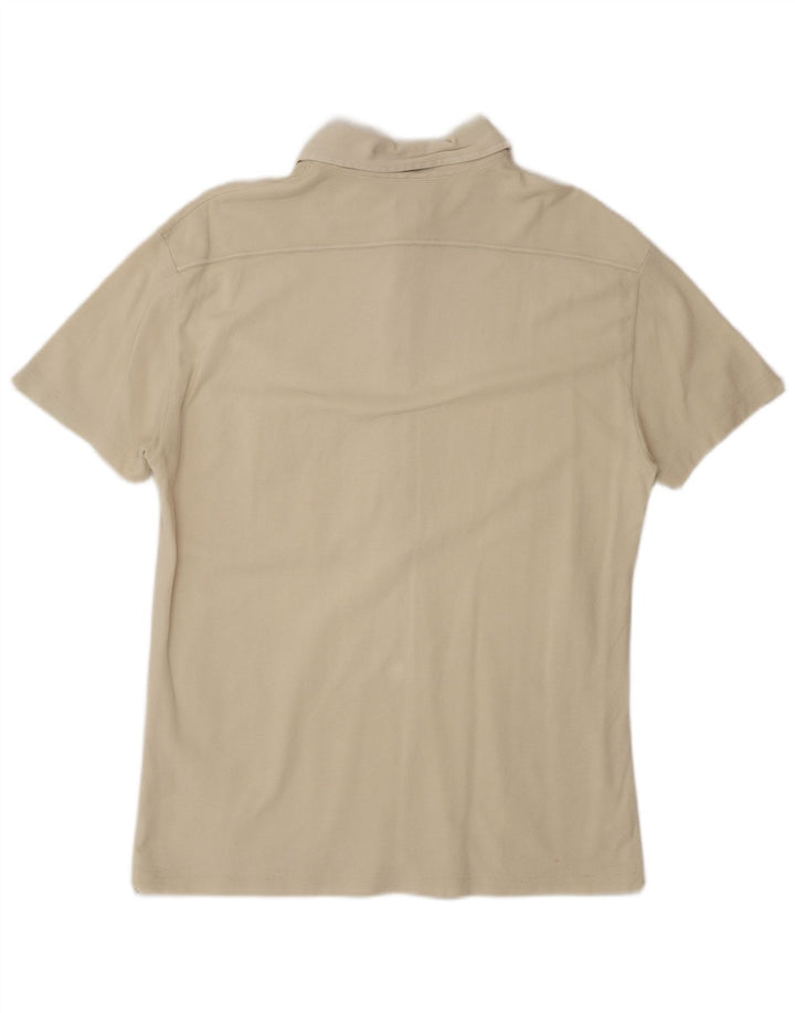 Armani Jeans Polo Homme Blanc Cassé Moyen