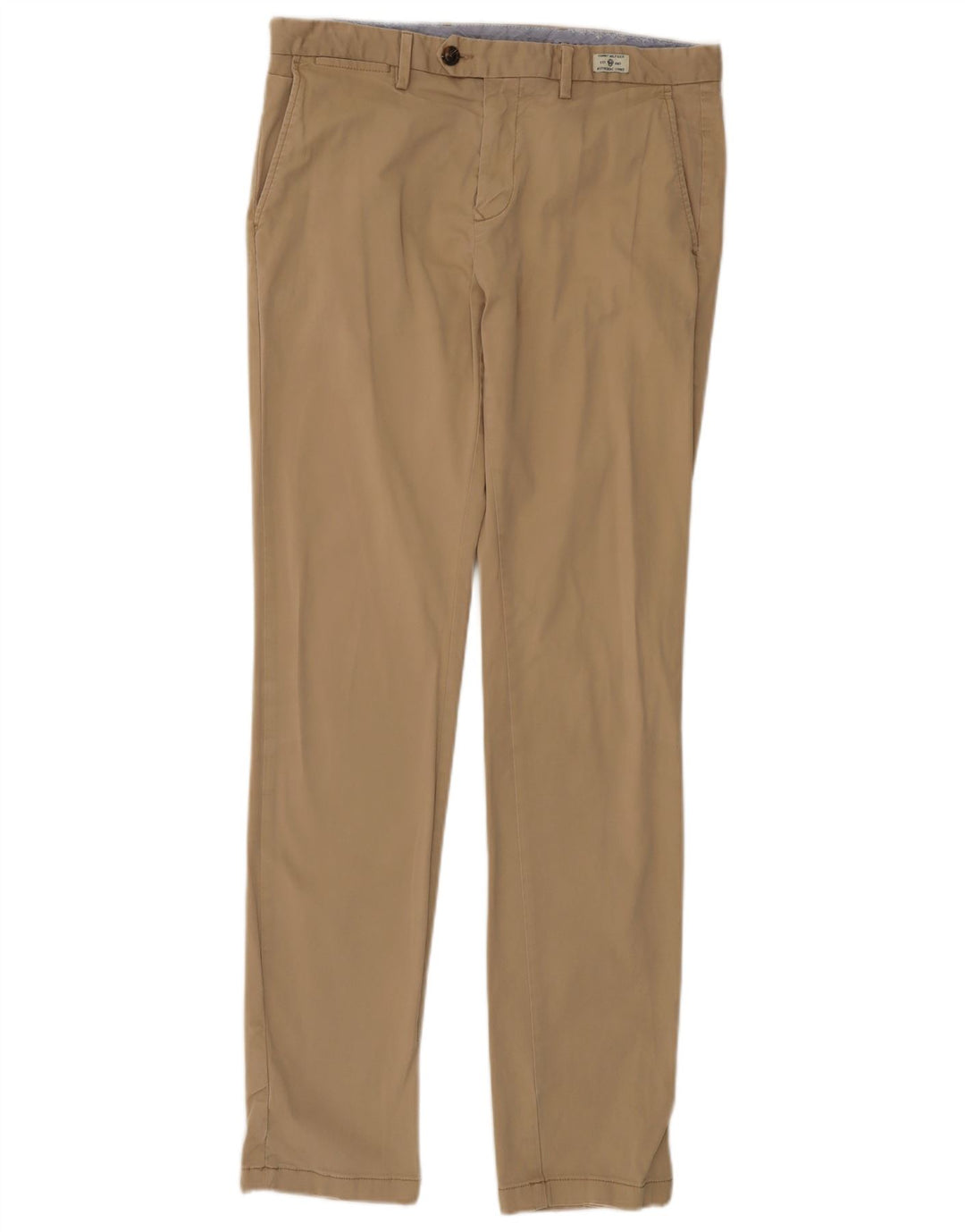 TOMMY HILFIGER Pantalon Chino Skinny Homme W33 L34 Coton Beige
