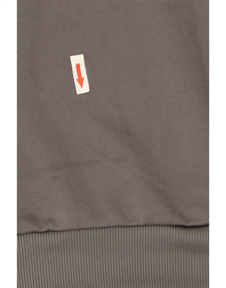 Puma Sweat-shirt graphique pour homme, petit, gris, polyester