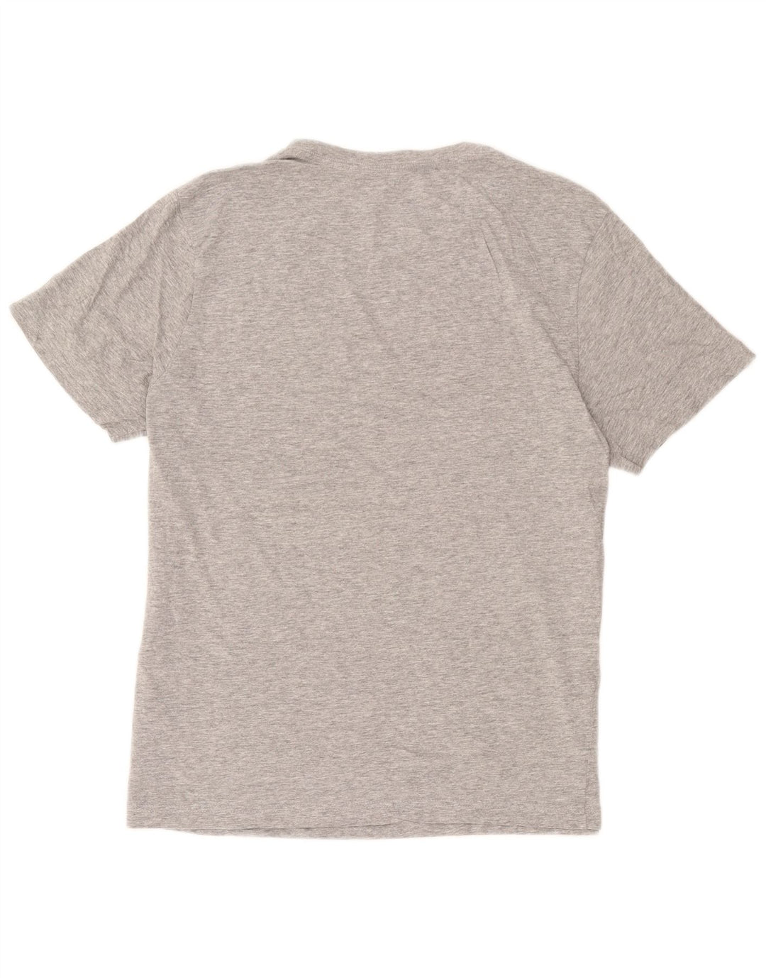 Hurley Mens Graphic T-Shirt Top Large Gris Coton