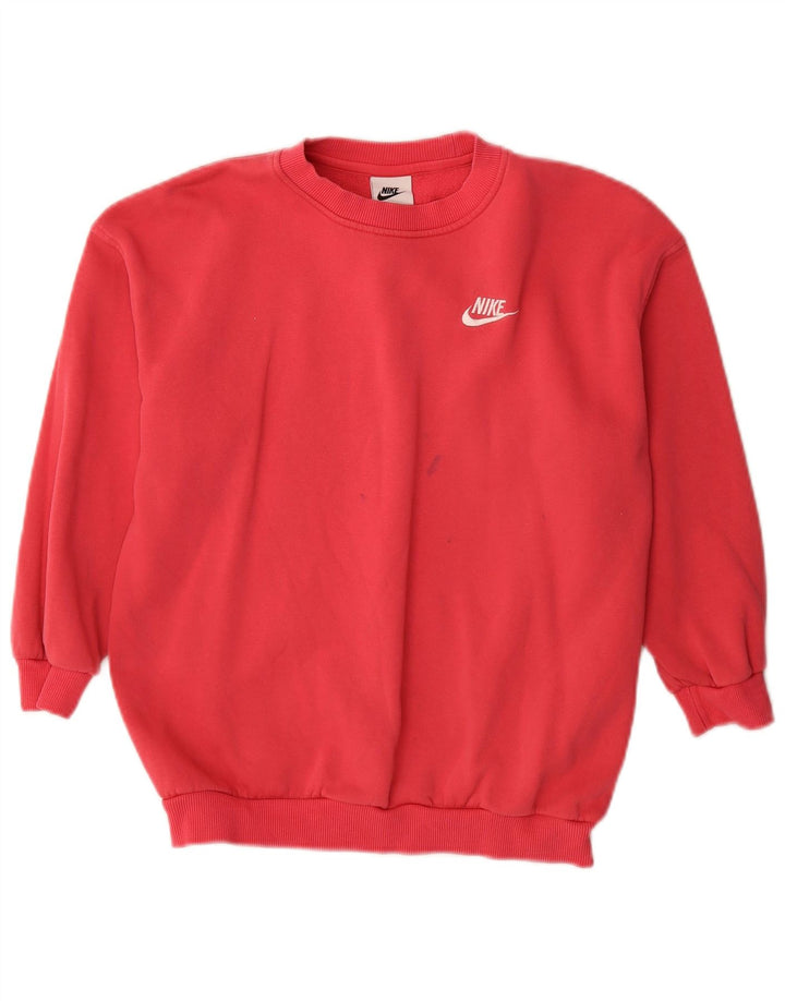 Nike Sweat-shirt Fille 10-11 ans Rose Moyen Coton