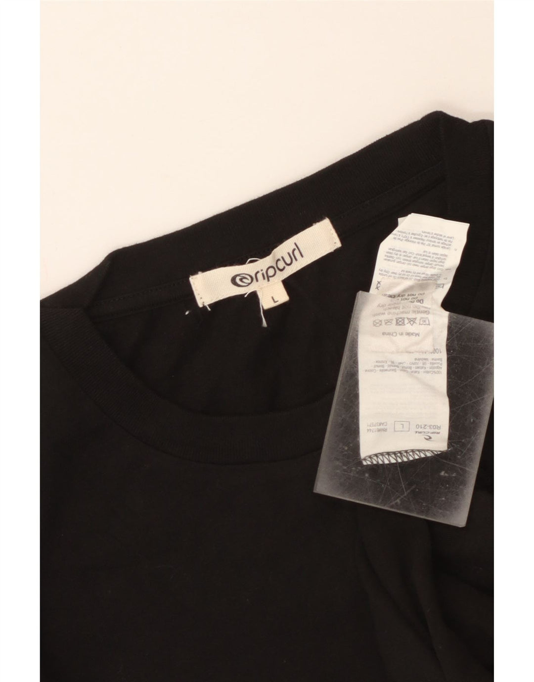 Rip Curl T-shirt graphique pour hommes, grand, en coton noir