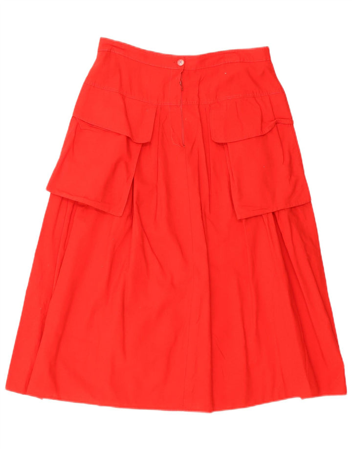 jupe cargo femme vintage UK 14 Moyen W28 Rouge