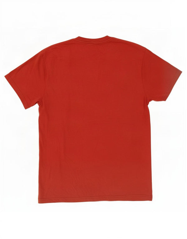 Vans Homme Coupe Classique T-Shirt Graphique Haut Rouge Moyen Coton