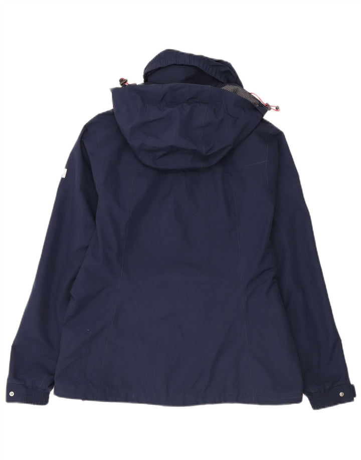 Helly Hansen Veste coupe-vent à capuche pour femme UK 14 Bleu marine moyen