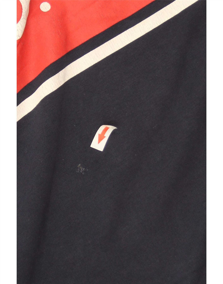 Marks & Spencer Sweat-shirt graphique pour femme UK 14 Bleu marine moyen