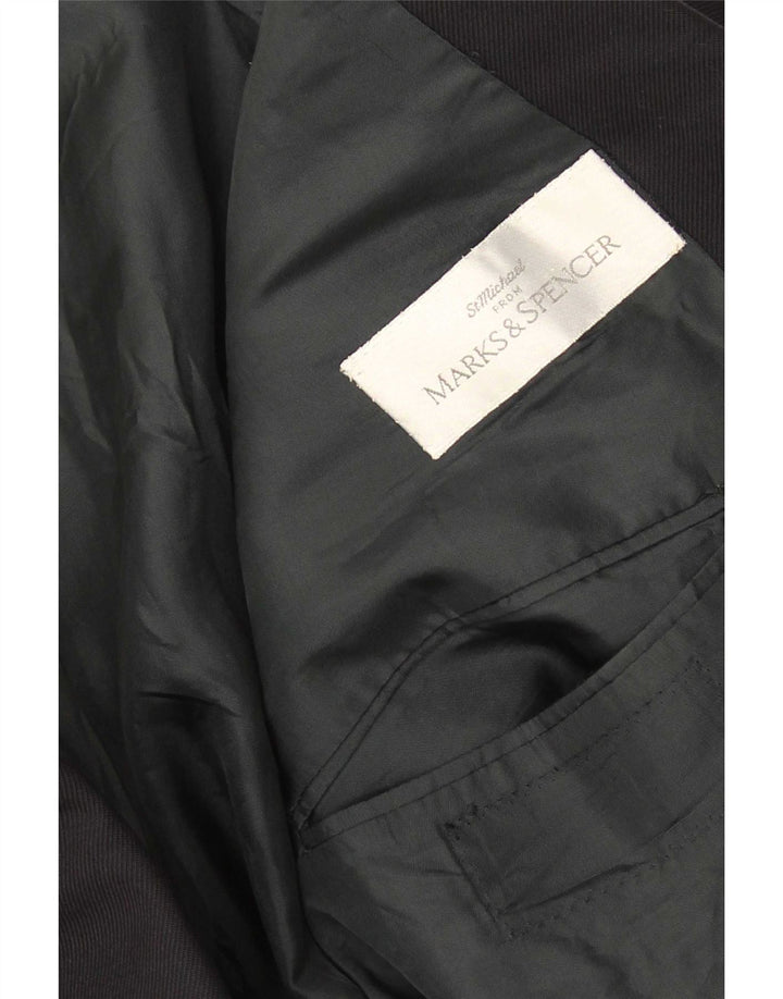 Marks & Spencer Veste blazer St. Michael pour homme UK 40 Large Noir