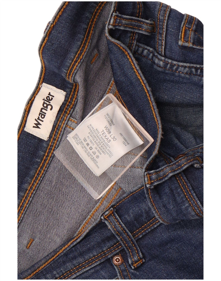 Wrangler Jean Droit Texas Homme W38 L30 Bleu Coton