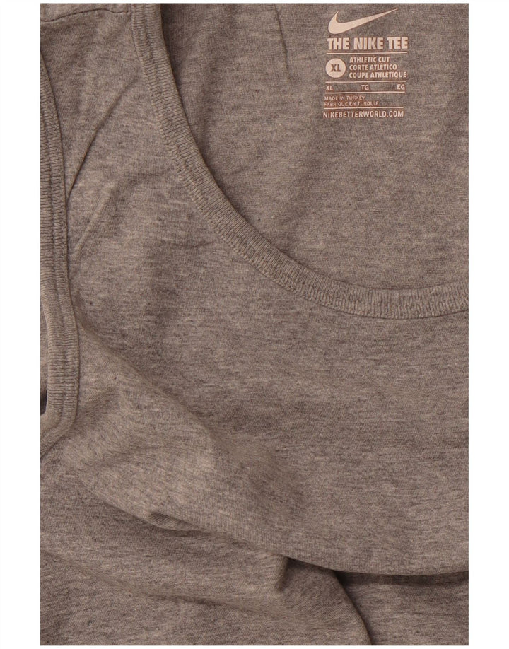 NIKE Débardeur coupe athlétique pour homme XL Gris moucheté