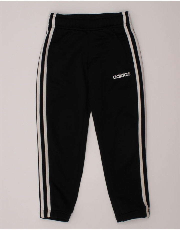 Adidas Pantalon de Survêtement Climalite Garçon 5-6 Ans Noir Polyester