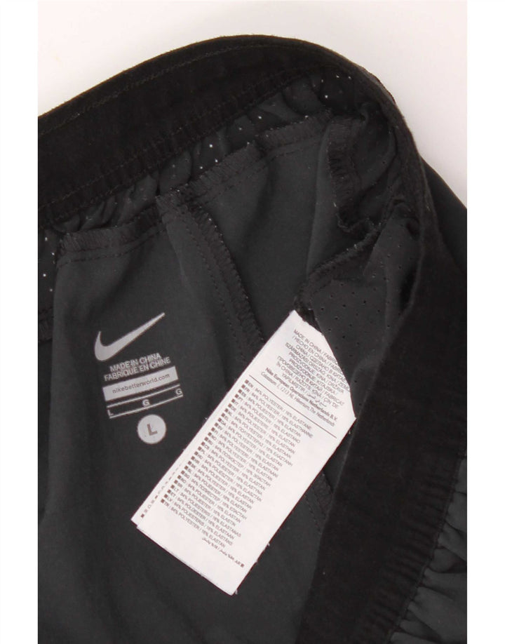 Short de sport Nike pour hommes, grand, noir, polyester