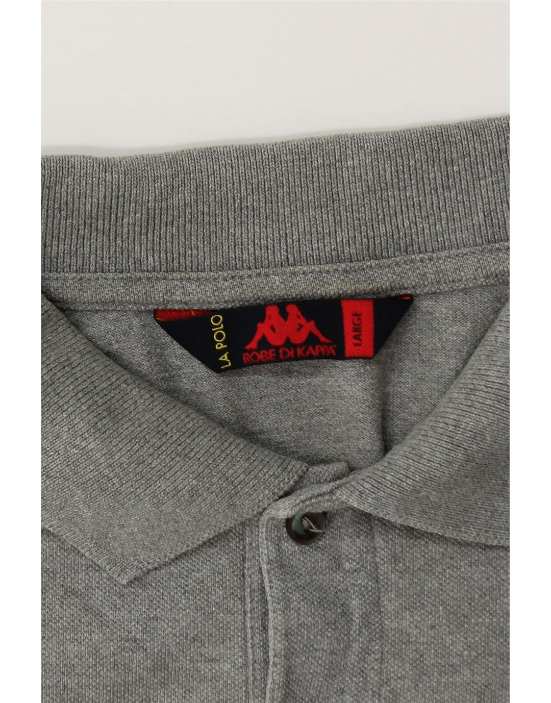 KAPPA Polo Homme Grand Gris Coton