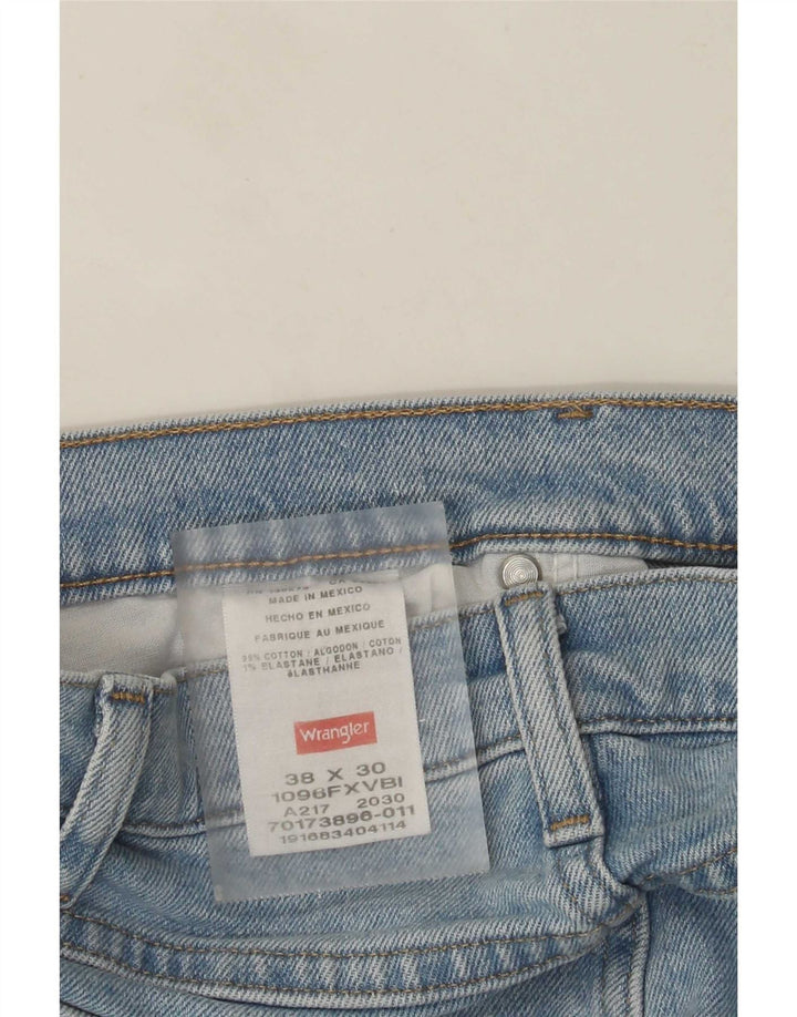 Wrangler Jean droit homme W38 L30 bleu coton
