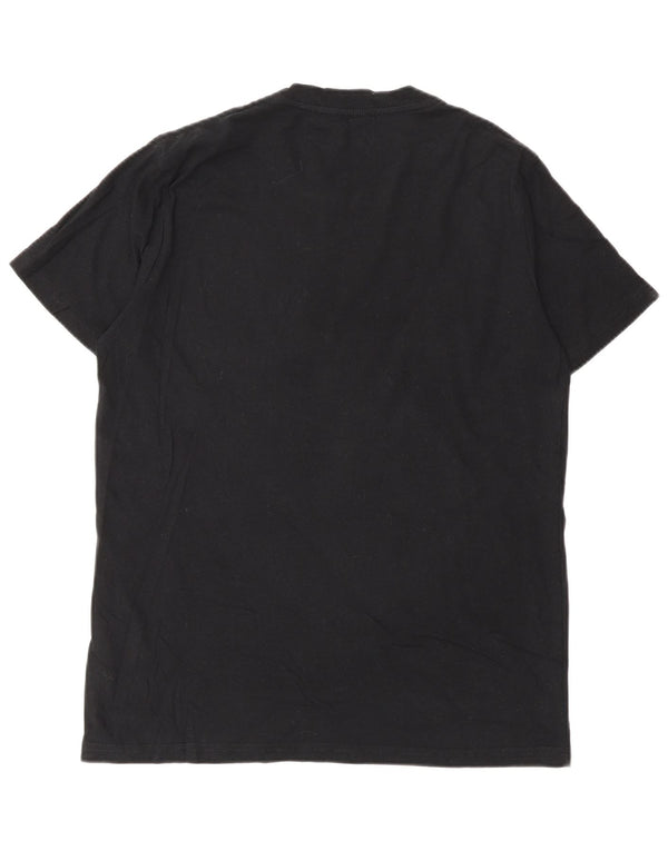 Converse T-Shirt Graphique Homme Petit Noir Coton