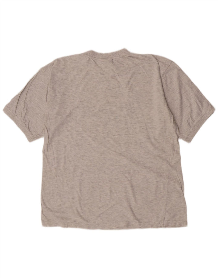 Reebok Tee-Shirt Graphique Homme Gris Moyen Flecked Cotton