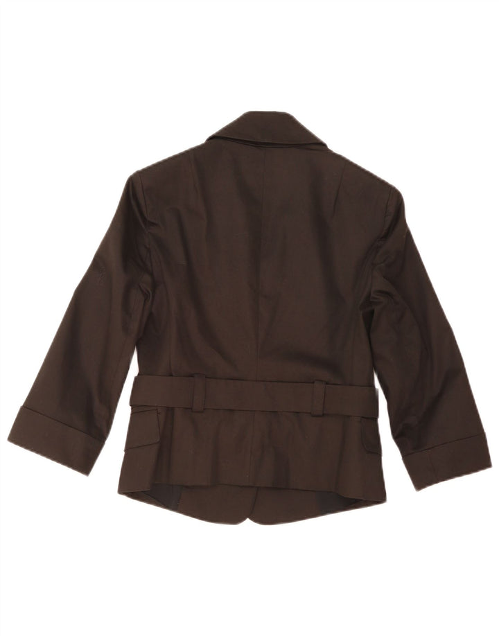 Patrizia Pepe Veste blazer courte à 2 boutons pour femme IT 40 Small Noir