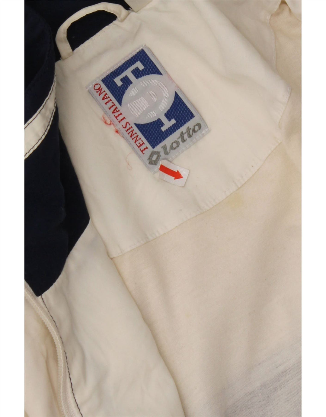 LOTTO Veste de survêtement pour homme 2XL Blanc Colorblock Polyester