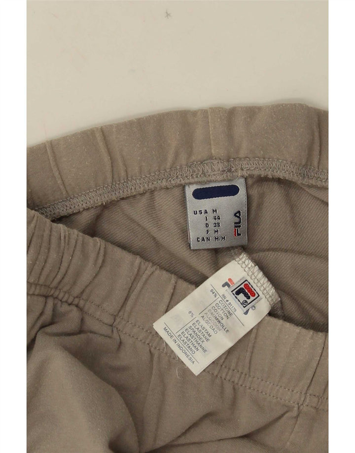Fila Pantalon de survêtement pour femme UK 12 Gris moyen Coton