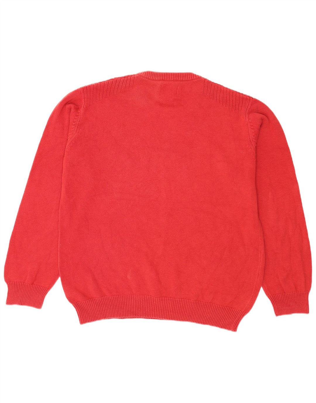 Wrangler Pull col rond pour homme XL en coton rouge