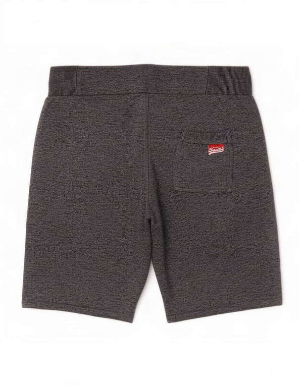 Superdry Short Graphic Sport Homme Gris Moyen Chiné Coton