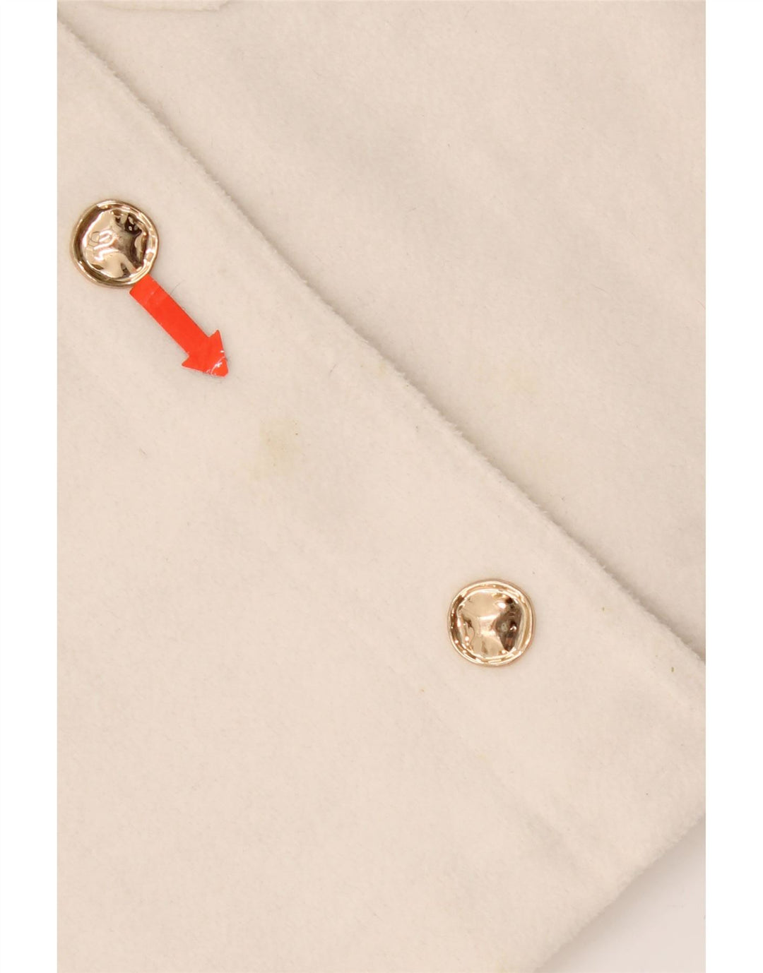 Zara Veste blazer courte à 4 boutons pour femme UK 10 Petit polyester blanc