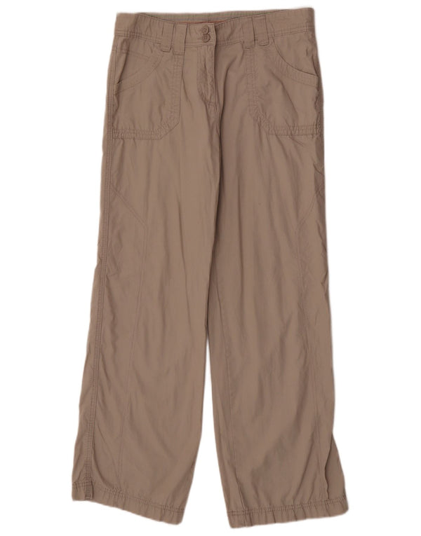 Marks & Spencer Pantalon droit décontracté pour femme UK 12 Medium W30 L30 Beige
